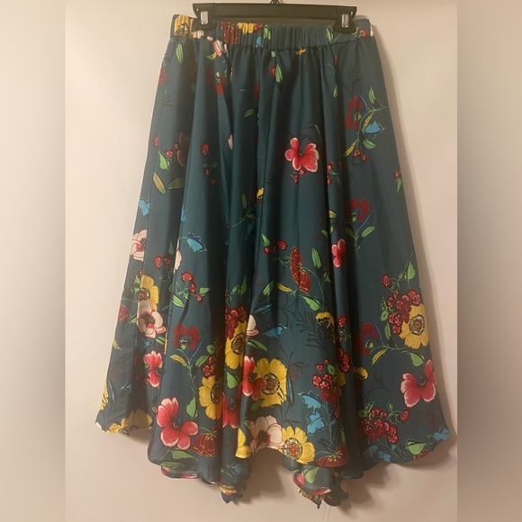 Anthropologie sleek a-line midi skirt - Picture 2 of 15